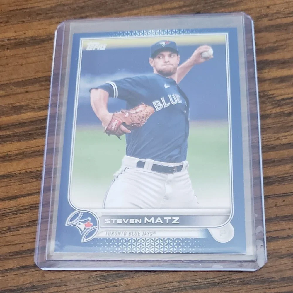 2022 Topps Series 1 Steven Matz #276 Royal Blue Parallel Toronto Blue Jays